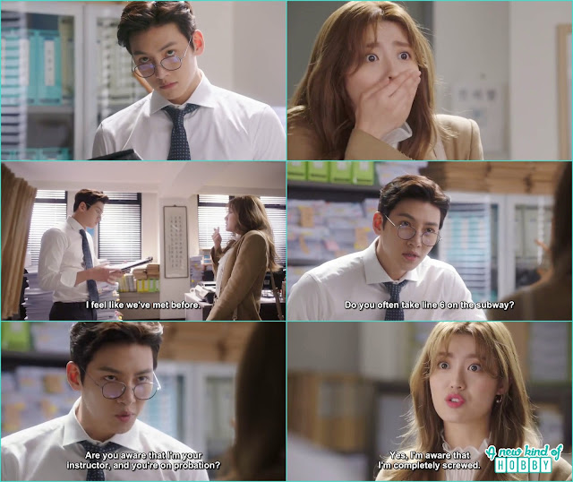  bong hee end up becoming an intern in ji wook office - Suspicious Partner: Episode 1 & 2