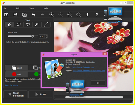  برنامج Inpaint V 5.5