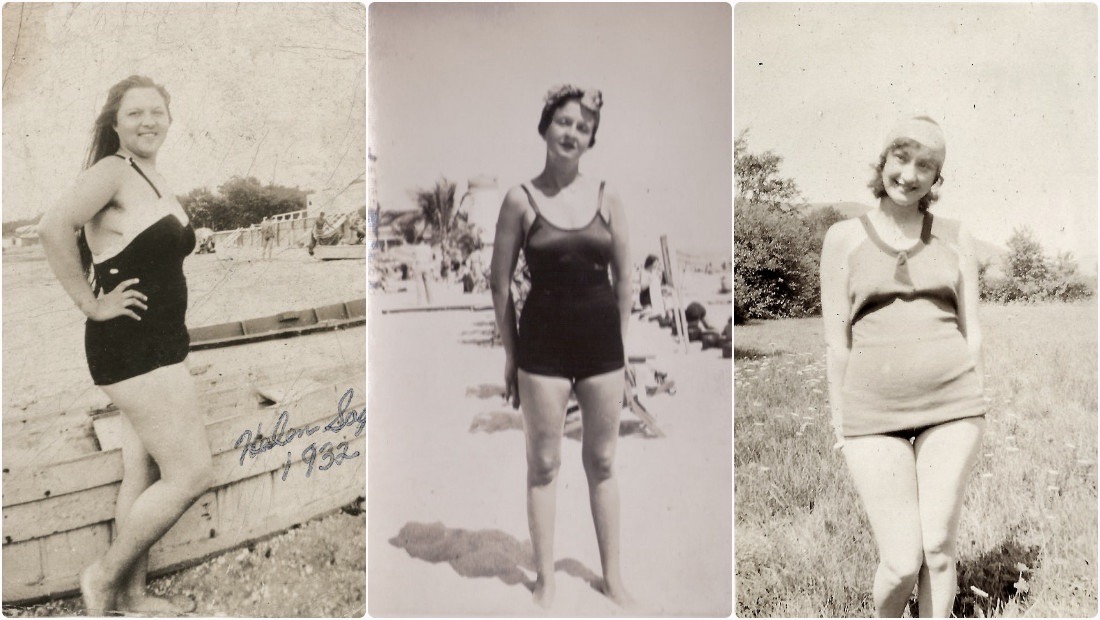 30 Vintage Snapshots of Women in Bathing Suits in the 1930s