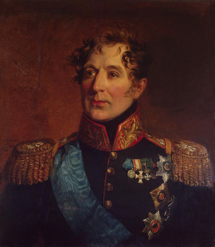 Portrait of Mikhail A. Miloradovich by George Dawe - Portrait, History Paintings