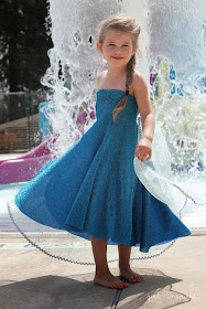 Dress up Elsa Dress and Cape sewing