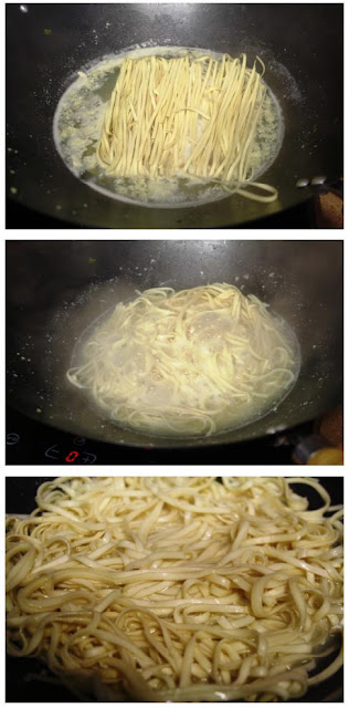 Noodles Alocados en la Cocina