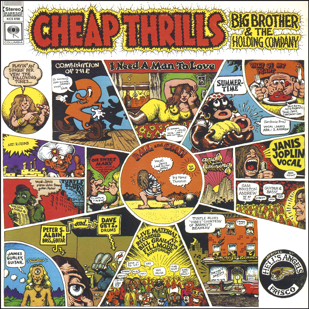 "Cheap Thrills" (1968, Columbia), Big Brother & The ...