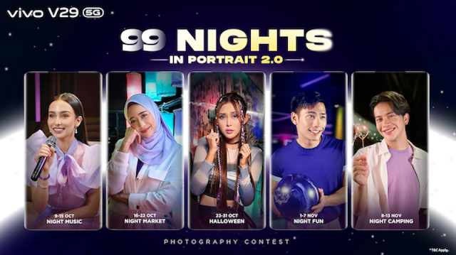 JOIN '99 NIGHTS IN PORTRAIT 2.0', WIN THE POWERFUL  VIVO V29 5G !