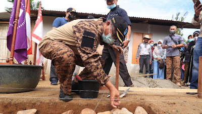 Bersama Baznas, Kwarcab 0314 Kota Payakumbuh Rehab Rumah Warga