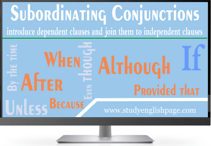 Subordinating Conjunctions with Examples