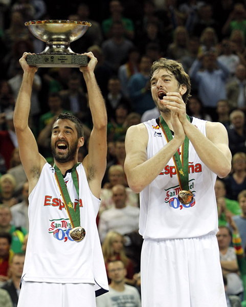 selección española de baloncesto campeona del Eurobasket 2011