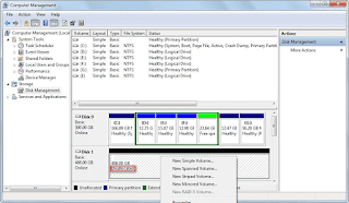 What makes an hard drive become unallocated?