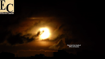 vídeo granizada y puesta de sol, Las palmas de Gran Canaria