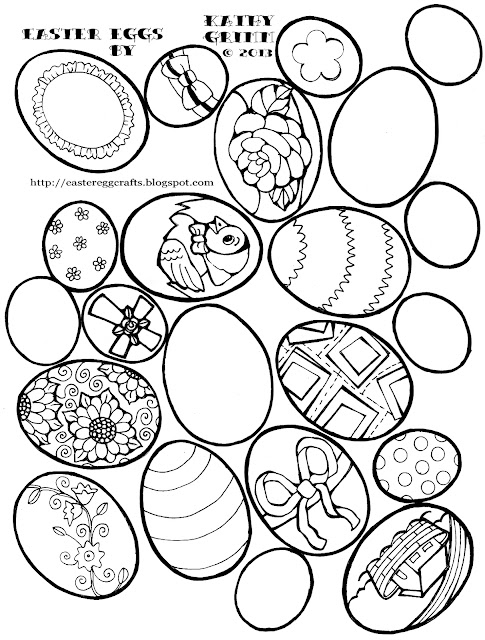 ve drawn some vintage Easter eggs for little ones to color, enjoy. title=