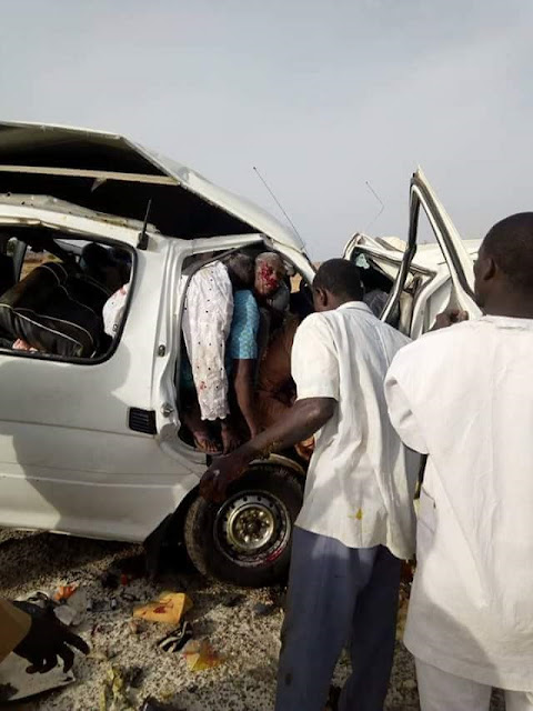 Graphic photos: Scores killed in fatal auto crash along Gusau-Zaria road