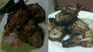 Chicken Afghani kebabs at India Restaurant Kolkata