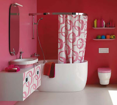 Modern Pink Bathrooms Ideas from Laufen