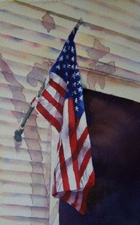 Deb Ward Flag painting