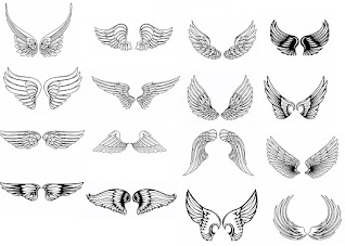 Angle Wing svg,cut files,silhouette clipart,vinyl files,vector digital,svg file,svg cut file,clipart svg,graphics clipart