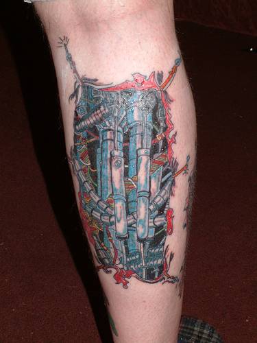 BioMechanical Tattoo Pictures