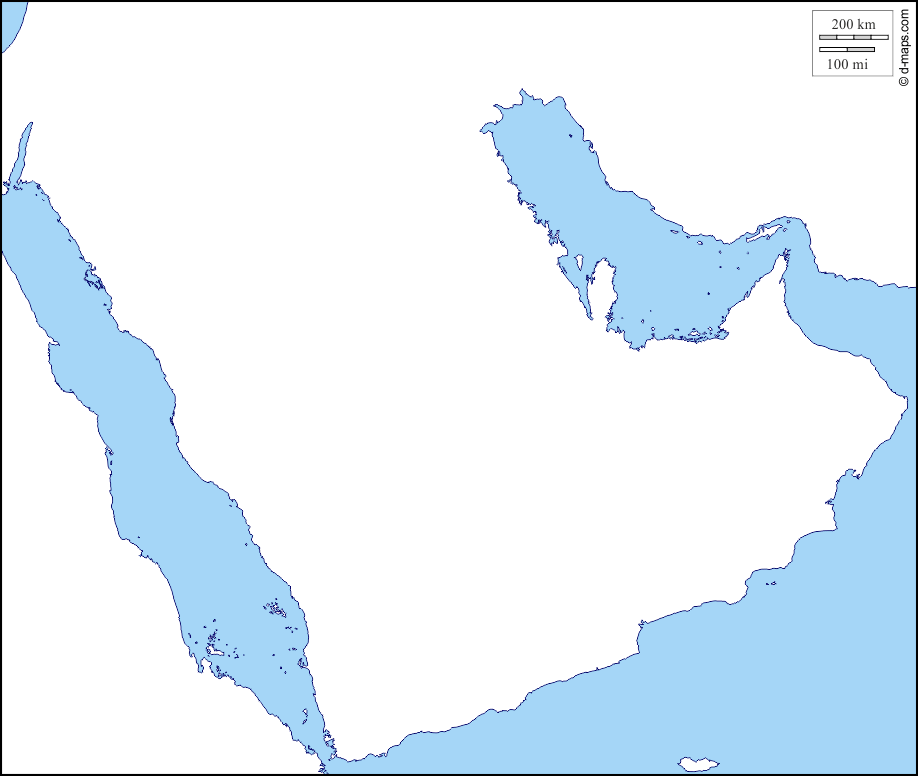 صماء خريطة المملكة العربية السعودية للتصميم