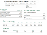 American Century Zero Coupon 2025 fund