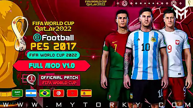 PES 2017 FIFA World Cup Qatar 2022 Official Mod AIO