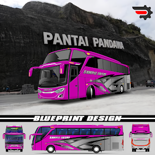 DESIGN LIVERY BUS JETBUS 3 FACELIFT ADIPUTRO REAL BUS