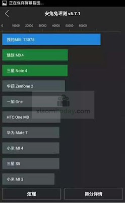 Xiaomi Mi5 Scores 73K AnTuTu Benchmark