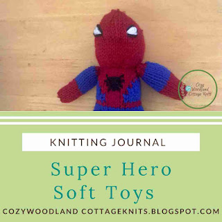 picture of knitting project superhero soft toy