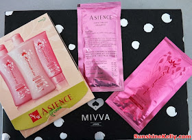 MIVVA Glow Gizmo, Mivva box, Beauty Box Review, beauty, Asience Shine Therapy, Shampoo, Conditioner