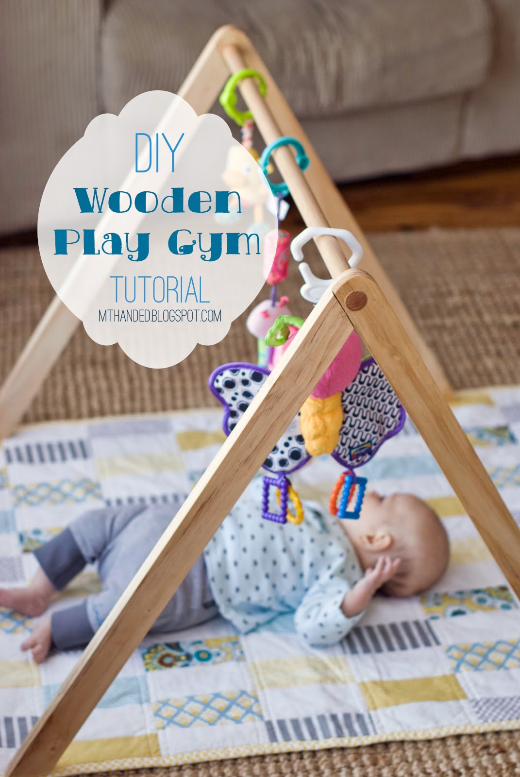 Empty Handed: Wooden Baby Gym Tutorial