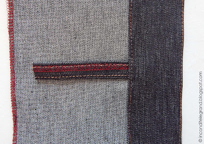 Attaching belt loops - option 2, top stitched between the waistband