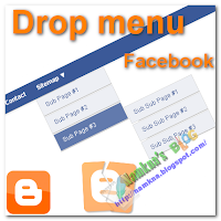 Menu sổ nhiều cấp giống  facebook cho blogger/blogspot