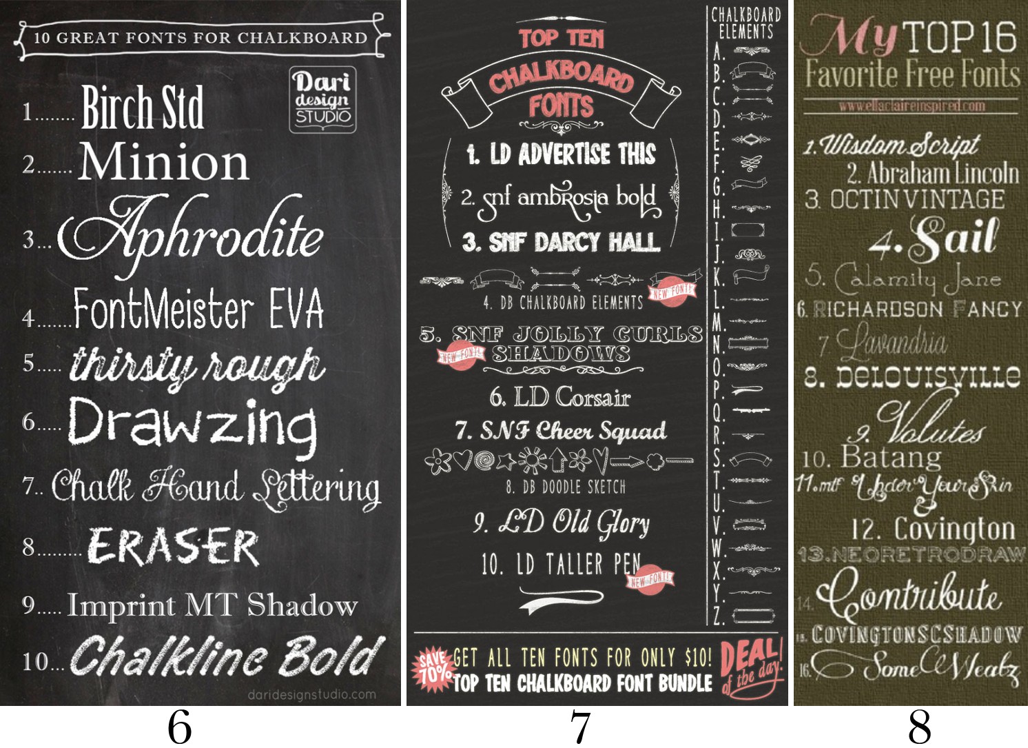 Chalkboard+Fonts+2