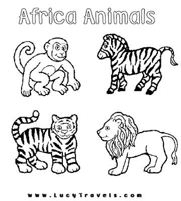 Animals Coloring Pages on Coloring Pages  Animal Coloring Pages Collections
