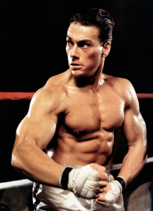 jean claude van damme bodybuilding. Jean-Claude Van Damme in No Retreat, No Surrender