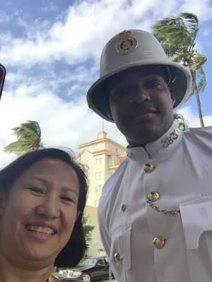 Royal Bahamas Police with Wolseley pith helmet - curiousadventurer.blogspot.com