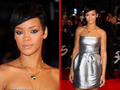 Rihanna new short trendy hairstyle 2009