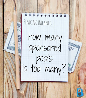 How many sponsored posts is too many?