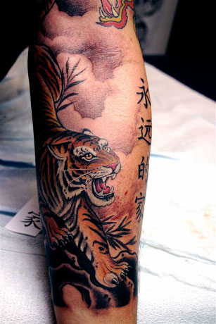  Traditional japanese tiger tattoo designs