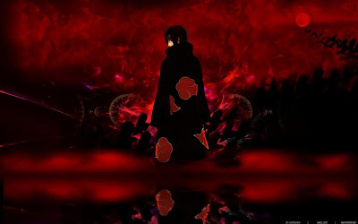 Itachi Uchiha in Saringan Word Wallpaper