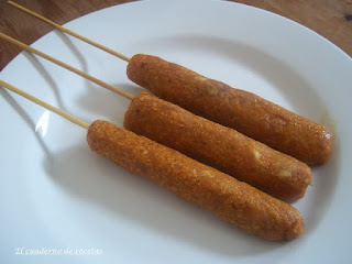 Koftas (pinchitos de carne molida)