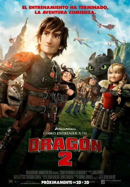 Cómo Entrenar a tu Dragón 2 - Tráiler y póster