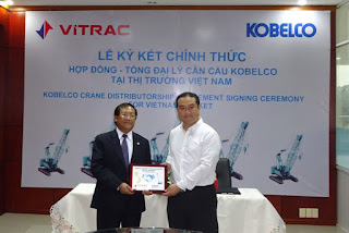 Opening of the Kobelco global parts centre in Vietnam