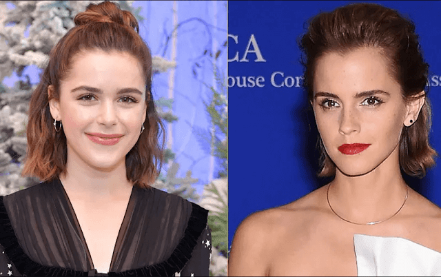 Emma Watson and Kiernan Shipka