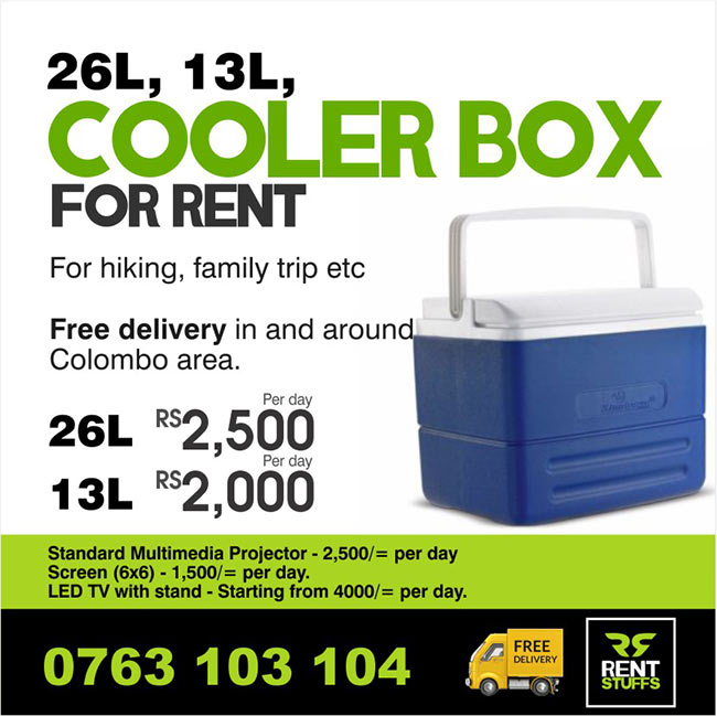 Rentstuffs - Cooler Box for Rent (26L, 13L)