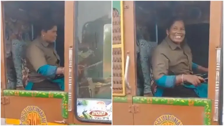 A woman truck driver from Tamil Nadu has won the hearts of netizens.