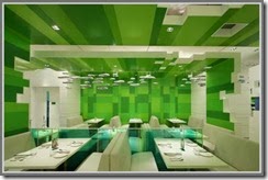 Impression of Blue and Green For Restaurant