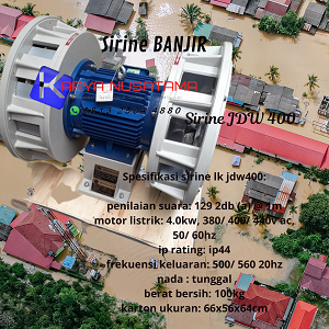 Jual Sirine Banjir Bandang JDW 400 di Purbalingga