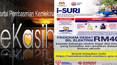 Cara Daftar eKasih 2020 Secara Online (Semakan Status)