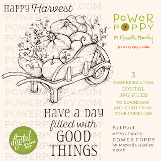 Power Poppy, Marcella Hawley, Fall Haul, Remixed Digital Image, October 2016