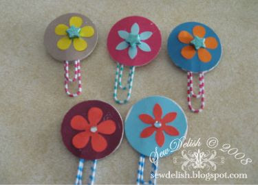 birthday  craft party paperclip bookmarks make