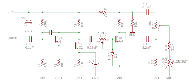 Tonebender MKIII schematic